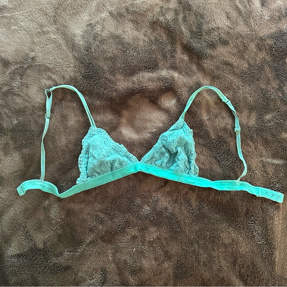 Teal Lace Bralette
